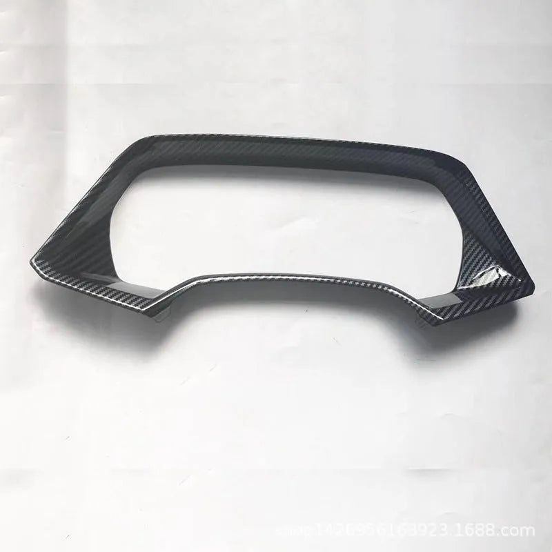 BMW X5 dashboard decorative frame in ABS plastic with Carbon Fibre and Peach Wood finish options