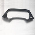 BMW X5 dashboard decorative frame in ABS plastic with Carbon Fibre and Peach Wood finish options