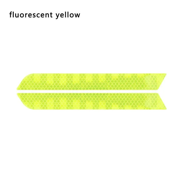 Car rear bumper reflective sticker PET film light bar red single chip 21.5x2.5cm