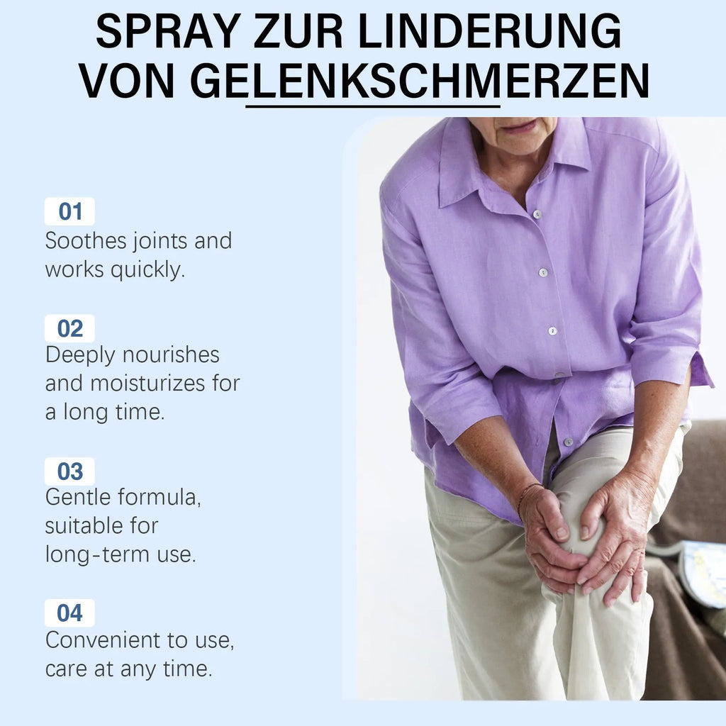 60ml joint relief spray bottle for external body care, universal skin suitability