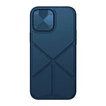 Black and blue TPU back cover case for iPhone 13, 13 Pro, and 13 Pro Max.