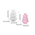Three layer circle vase ornament silicone mold for baking and craft projects