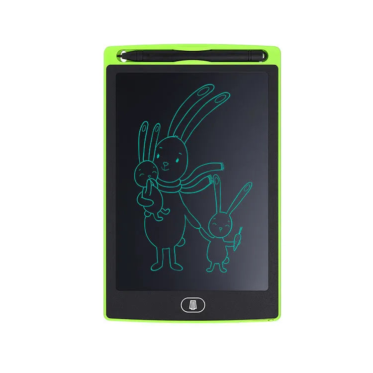 Electronic drawing board writing tablet for children's graffiti painting in plastic construction