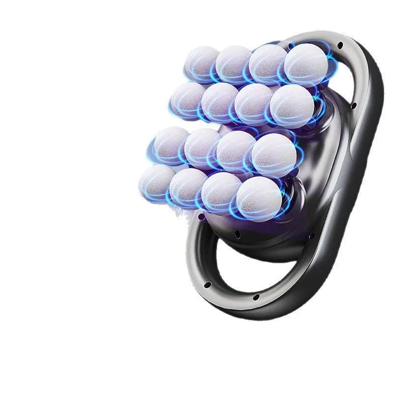 16-head electric waist and leg loosening instrument with multi-gear display screen and Type-C charging port