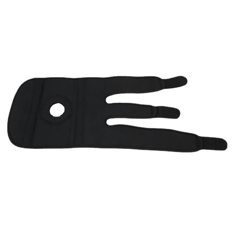 Sports knee pad with spring support system for running and basketball.