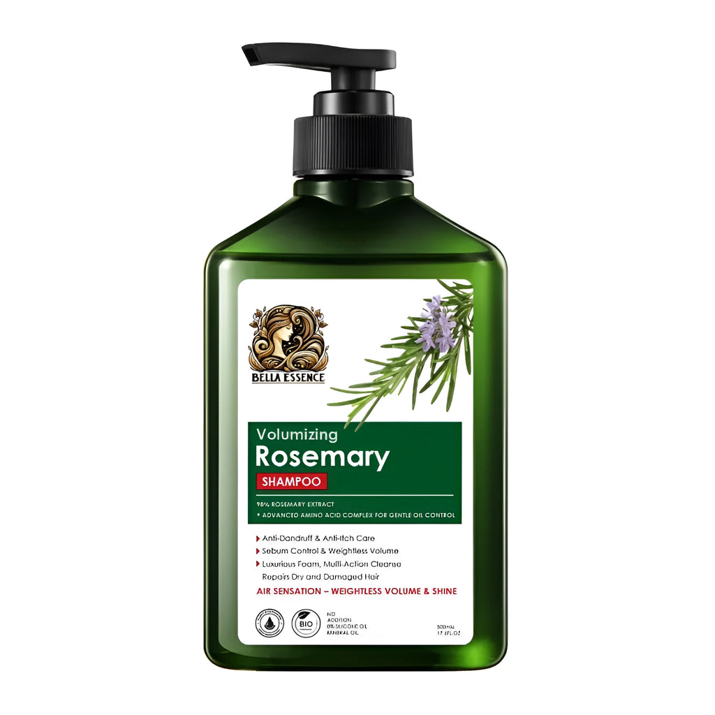 Rosemary Anti-Dandruff Fluffy Shampoo 250ml bottle with flip-top cap against a white background
