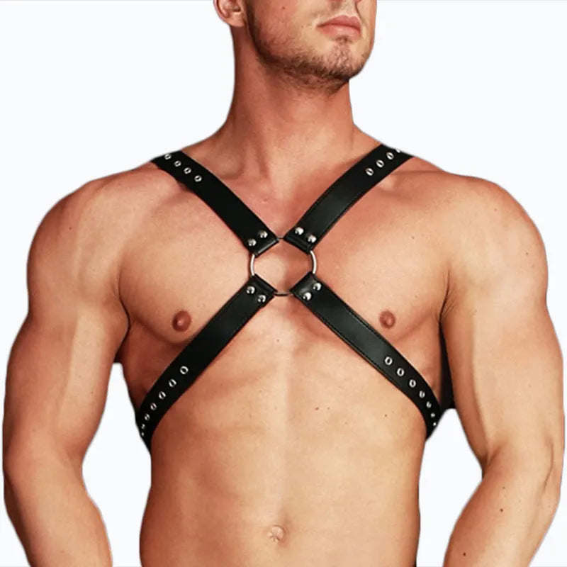 Black leather fashion strap all-match accessory for casual and business wear unisex
