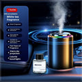 Starry sky car aroma diffuser with atmosphere lighting, aromatic and deodorant functions, Classic Gulong or Alpine White Tea fragrance