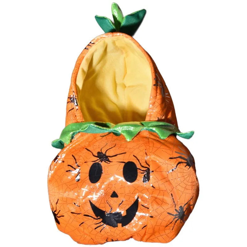 Halloween dog costume selection showing bat suit, devil outfit, and space clothing styles for pets