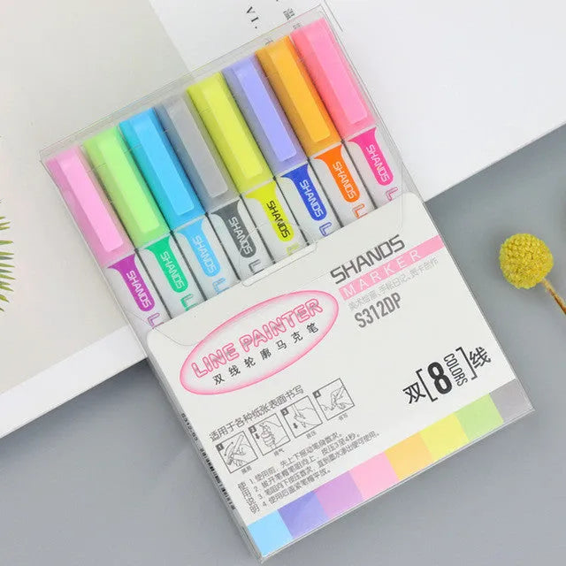 Flash Color acrylic paint marker set showing fine tip markers in multiple colours for crafts and sign making