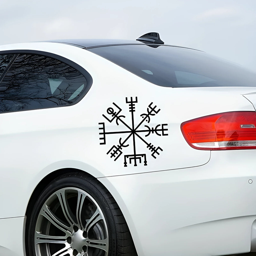 13x13cm square vegetarian notebook design vinyl car sticker for vehicle decoration