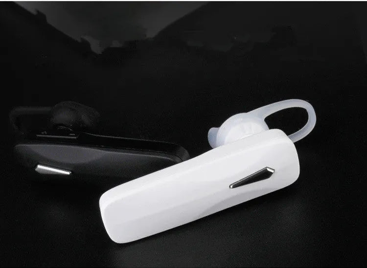 M163 single-ear car Bluetooth headset with microphone boom in black colour