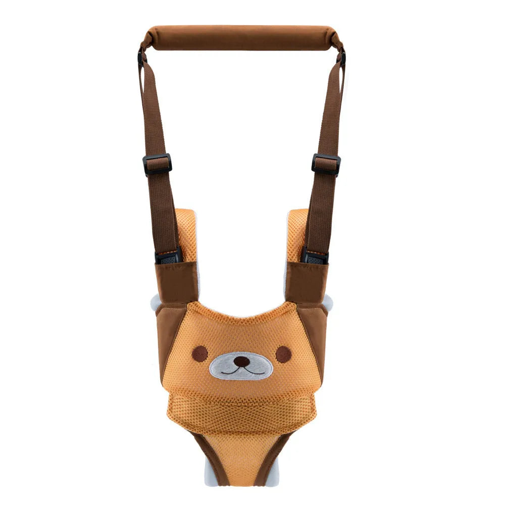 Baby walking harness belt in blue colour with crotch support for toddler walking practice