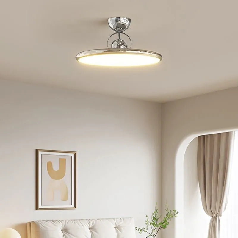 Modern Nordic style ceiling light with full spectrum eye protection technology in bedroom setting