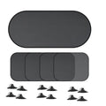 5-piece nylon mesh car sunshade set with suction cups for front and rear windows