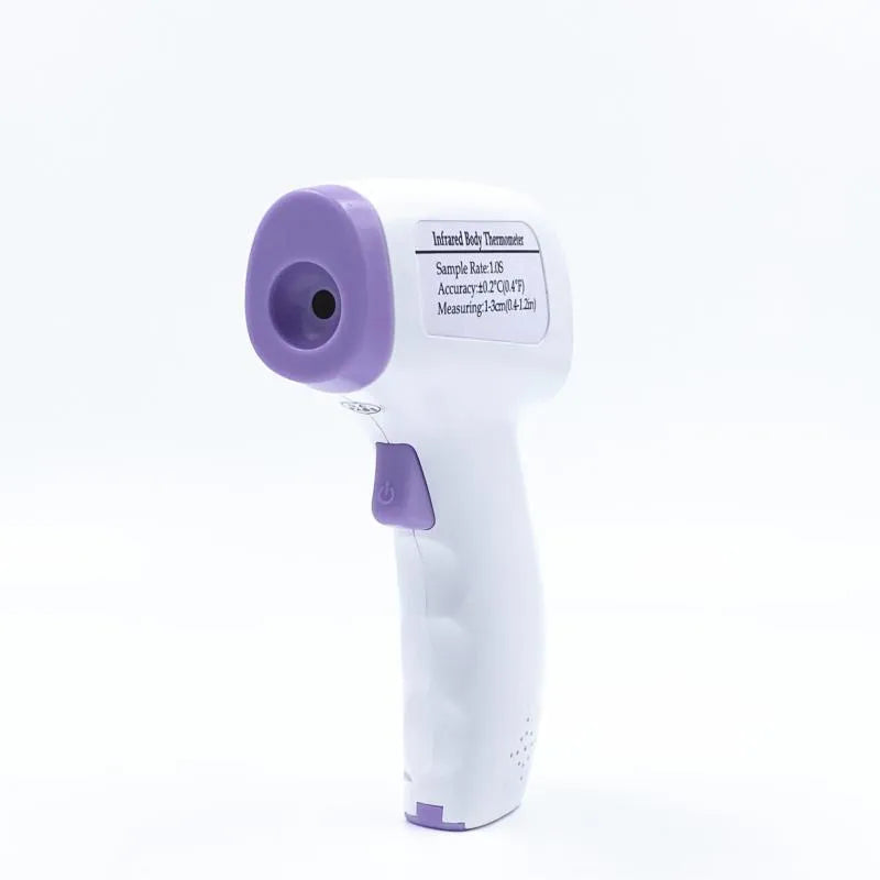 White digital thermometer for non-contact water temperature measurement