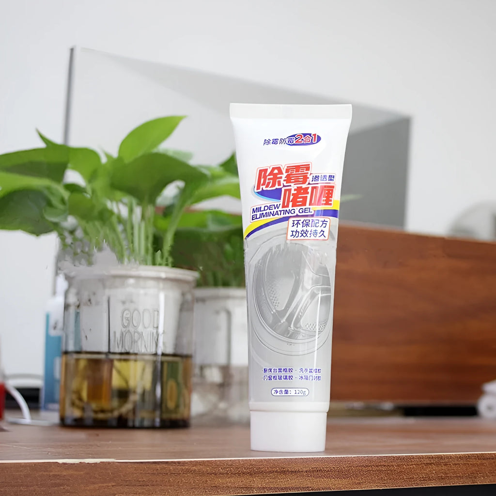 Household demildew gel for cleaning refrigerator and washing machine rubber gaskets