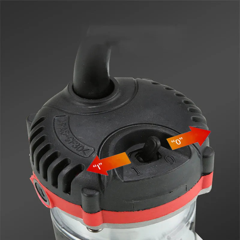 800W electric wood polishing trimmer with aluminium casing for wood carving