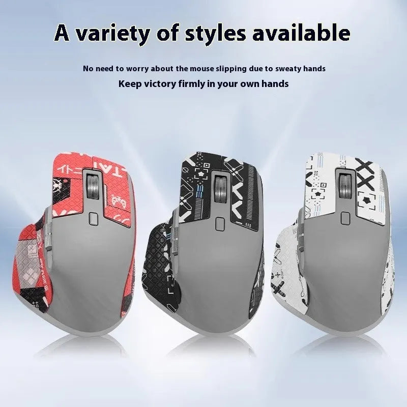 Anti-slip mouse sticker in solid colour with all-inclusive coverage and alcohol cotton wipe included