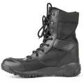 Yulong tactical desert combat boots in black and sand colours for outdoor climbing and hiking