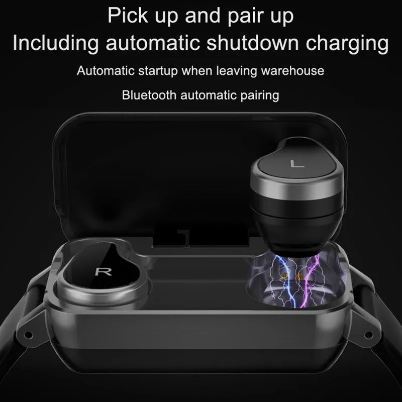 Call Bracelet smart bracelet for heart rate monitoring in Black, Blue, or Coffee colour.