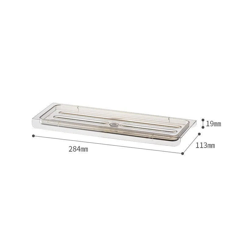 Telescopic glass seasoning bottle in transparent grey long style for kitchen storage