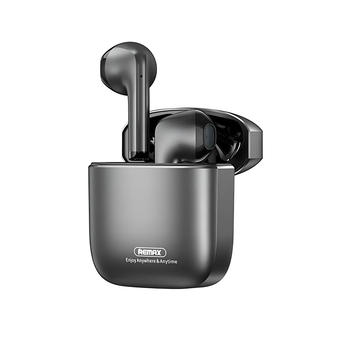 REMAX AlloyBuds 1 black true wireless earbuds with charging case ENC noise reduction 13mm driver
