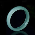 Quartz rock jade bracelet for women in cyan light green with modern simplicity design