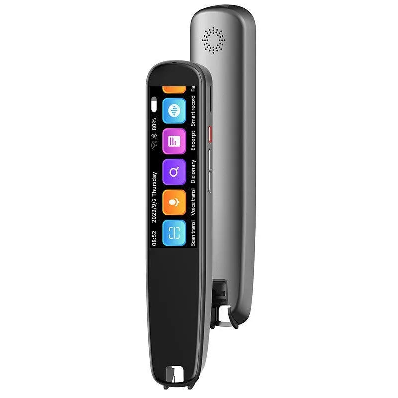Offline scanning translation pen S3 Black with zinc alloy body, buttons and touch screen