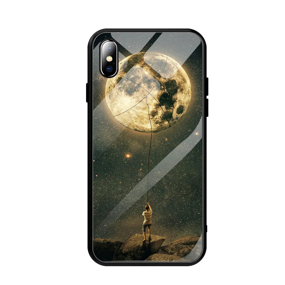 Black silicone phone case fitted on a smartphone, showing precise cutouts for camera and ports.