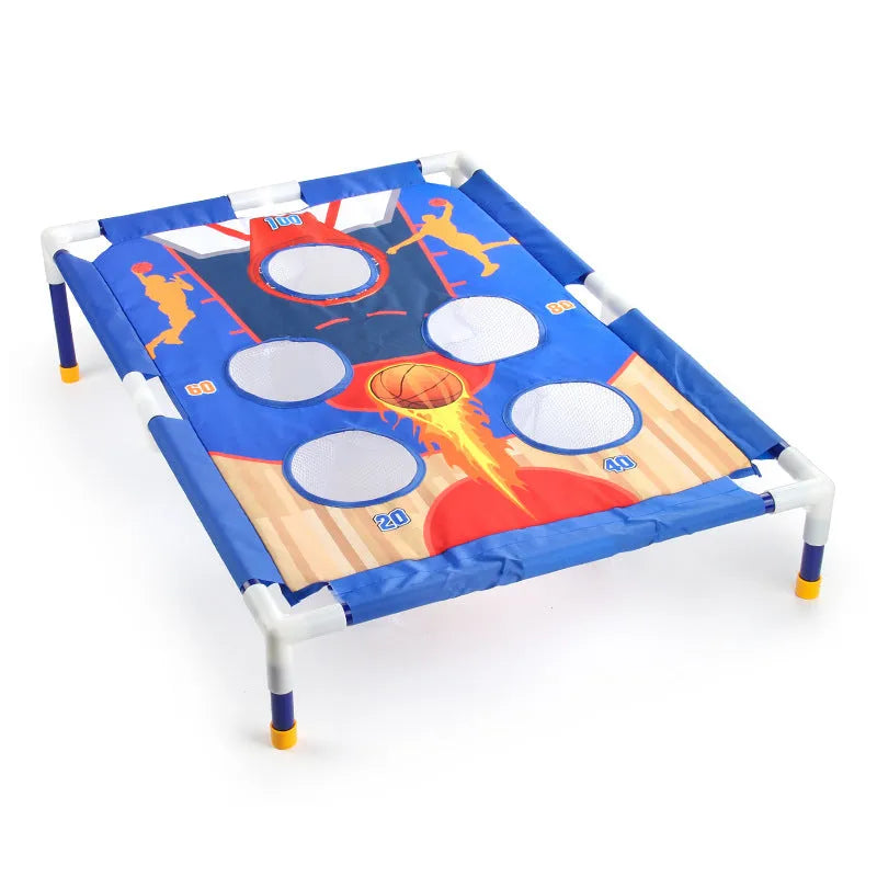 Cloth sandbag throwing ring game board, 36.5 x 7.5 x 19cm indoor outdoor toy set for teenagers.
