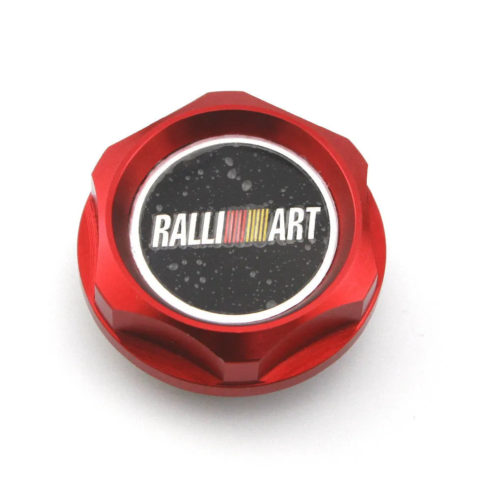 Aluminium alloy oil filter cap for Mitsubishi cars in six colour options.