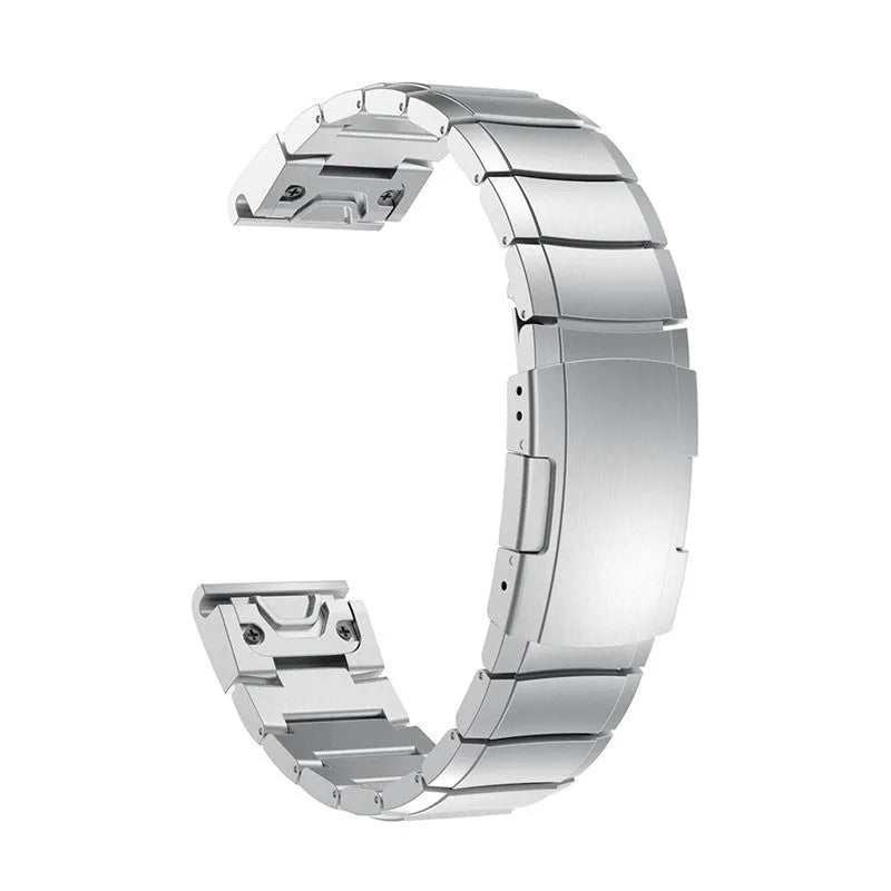Stainless steel replacement watch band for Garmin Fenix 3 and Fenix 5X smartwatches