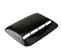 Car airscoop shroud set showing main 40cm cover and two side vent panels in black or carbon fibre finish