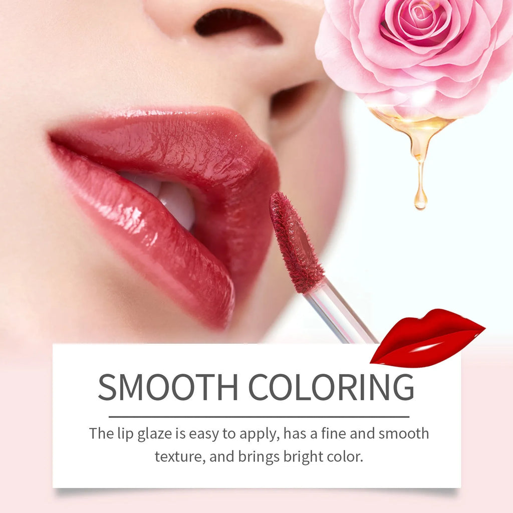 Dual-ended lip liner and lacquer pen showing two applicator tips and three colour shade options.