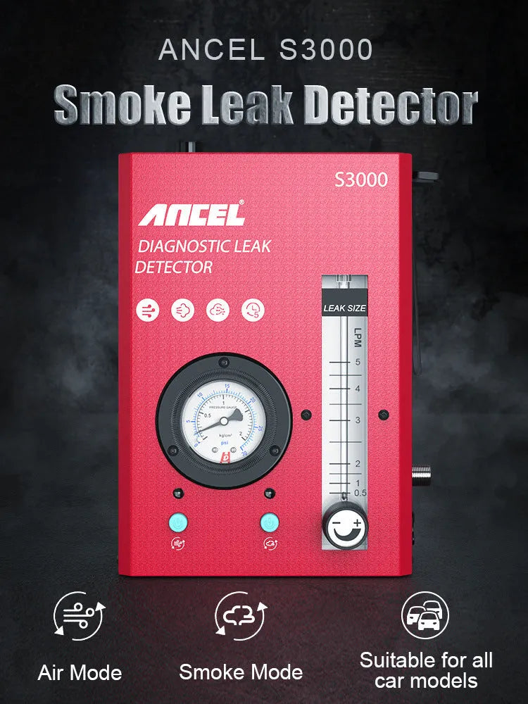 S3000 car smoke detector vacuum leak tool for automotive diagnostic use