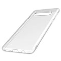 Transparent TPU mobile phone case for Samsung Galaxy S10 with flexible back cover and precise cutouts