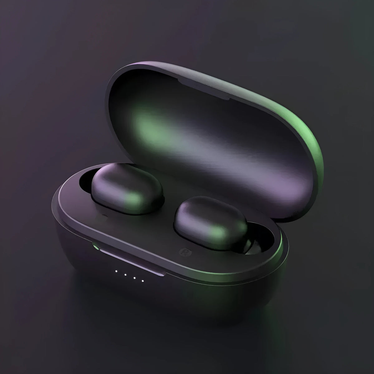 GT1 Pro true wireless black earbuds in earplug style with Bluetooth 5.0
