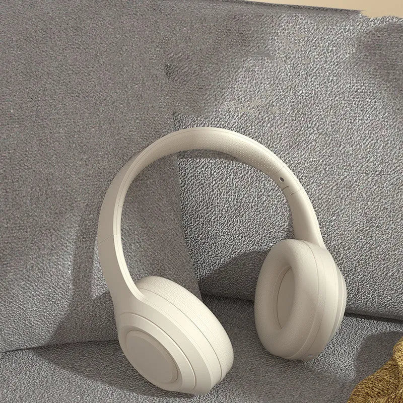 DR58 wireless Bluetooth headset with noise reduction in black, white, or pink colours