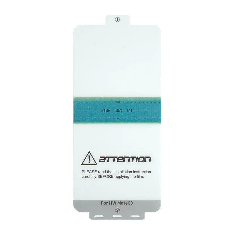 TPU screen protector for Huawei Mate60 with anti-fingerprint HD clarity and application tools