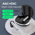 Wireless Bluetooth earphone in-ear metal P60PRO with charging case, black and milky white options