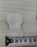 White wristband fasteners pack for event ID badge and lanyard attachment
