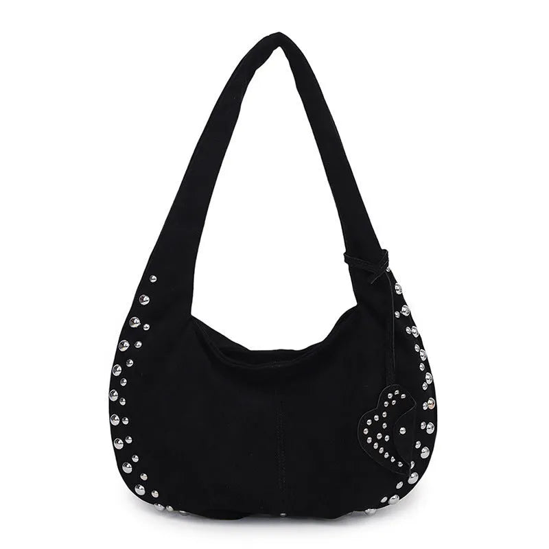 Soft plush casual tote handbag for women in a strapless retro design.