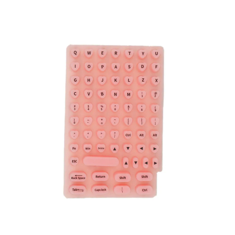 Silicone keyboard stickers for desktop and notebook computer, 17x11x1.5cm, anti-static, multi-colour options