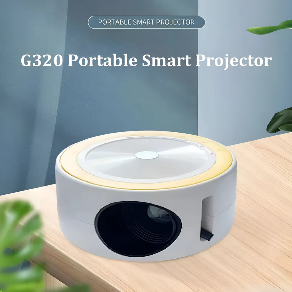 YT200 portable LED projector in black white yellow white blue white colour options with remote control