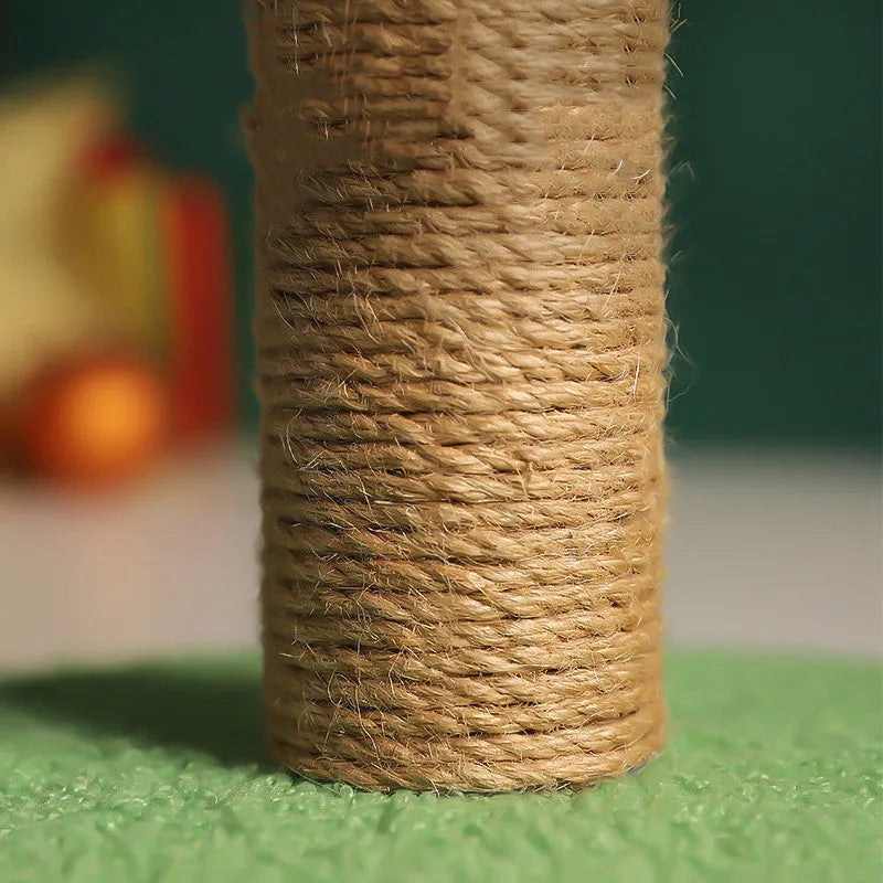 Christmas Minimalist Cat Climbing Frame, sisal, wear resistant, Christmas tree colour, fashion simple style