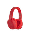 Wireless sports headset available in black, red, or white colours with Bluetooth 5.0 connectivity