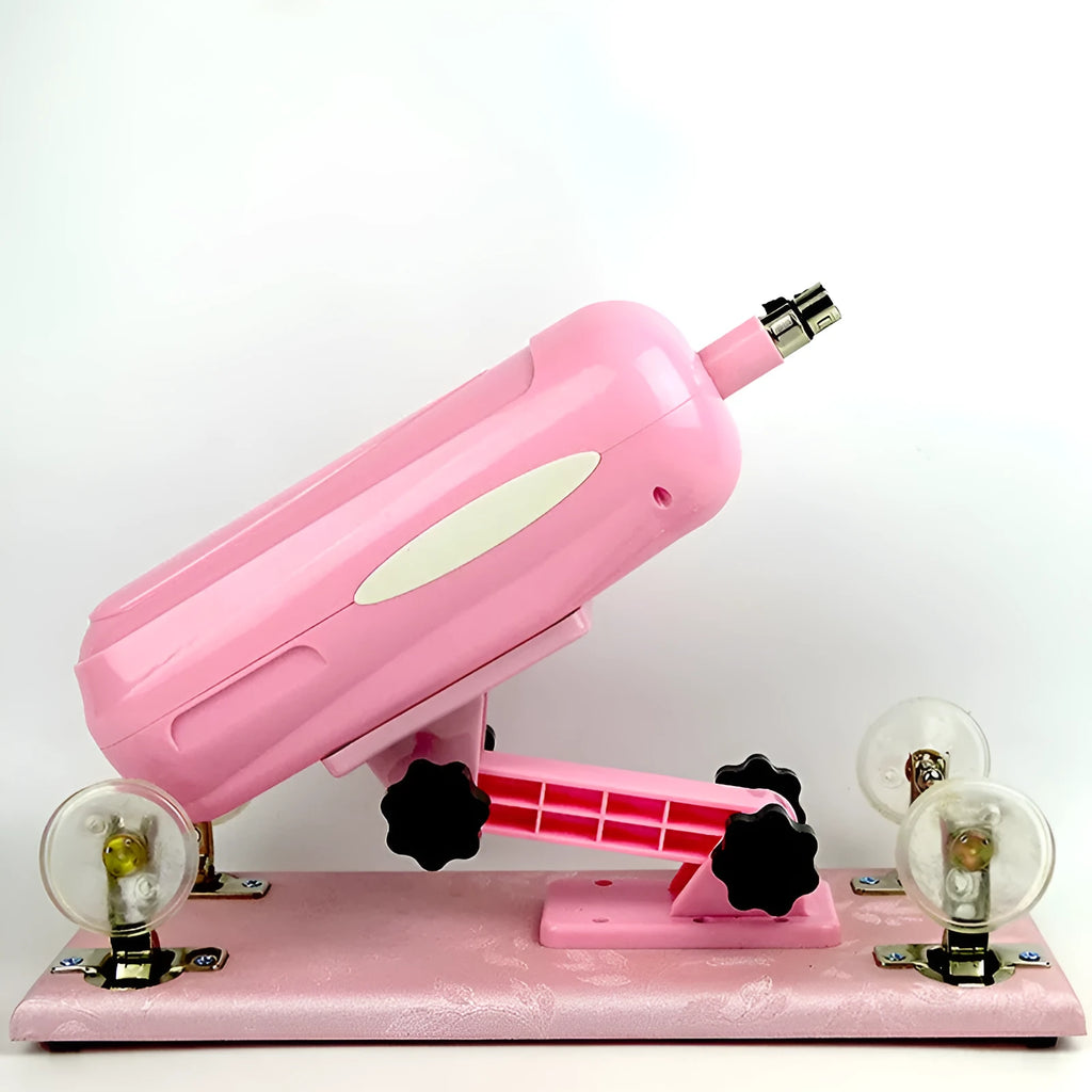 Bobb women's automatic telescopic thrusting sex toy in purple, black and pink colours