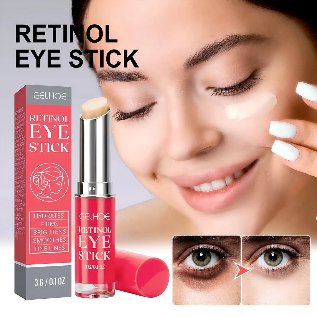 3g eye cream tube with retinol for eye skin repair, anti-aging treatment for fine lines and dark circles