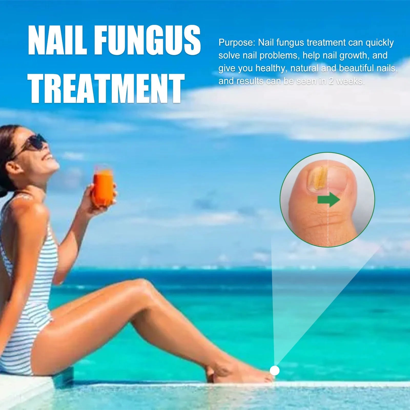 30ml bottle of tea tree oil foot and nail care repair fluid solution
